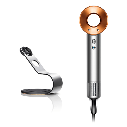Secador de cabello Dyson Supersonic™| Níquel/Cobre + Soporte para Secador